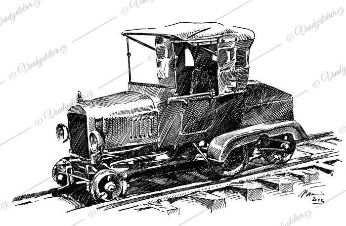 Ford T - železniční vozidlo