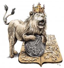 Český lev chrání korunu