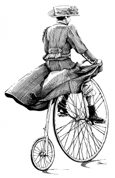 velociped - dáma