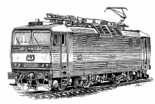 363 057 Elektrická lokomotiva
