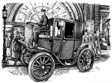 1899 Columbia Electric autokar - vůz.